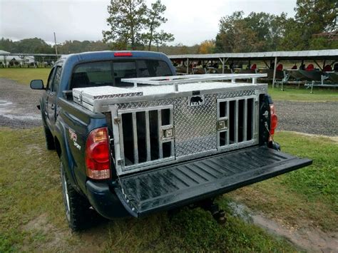 how to build a metal dog box for truck|dog carriers for pickup trucks.